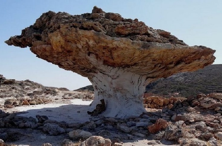 Εξερευνήστε το σπάνιο πέτρινο μανιτάρι στην Κίμωλο: Ένα υπέροχο μνημείο της ελληνικής φύσης