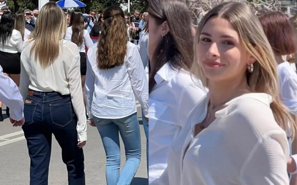 Η κόρη δημοσιογράφου τραβάει τα βλέμματα στην Αθήνα τον Μάρτιο – Same Mom>