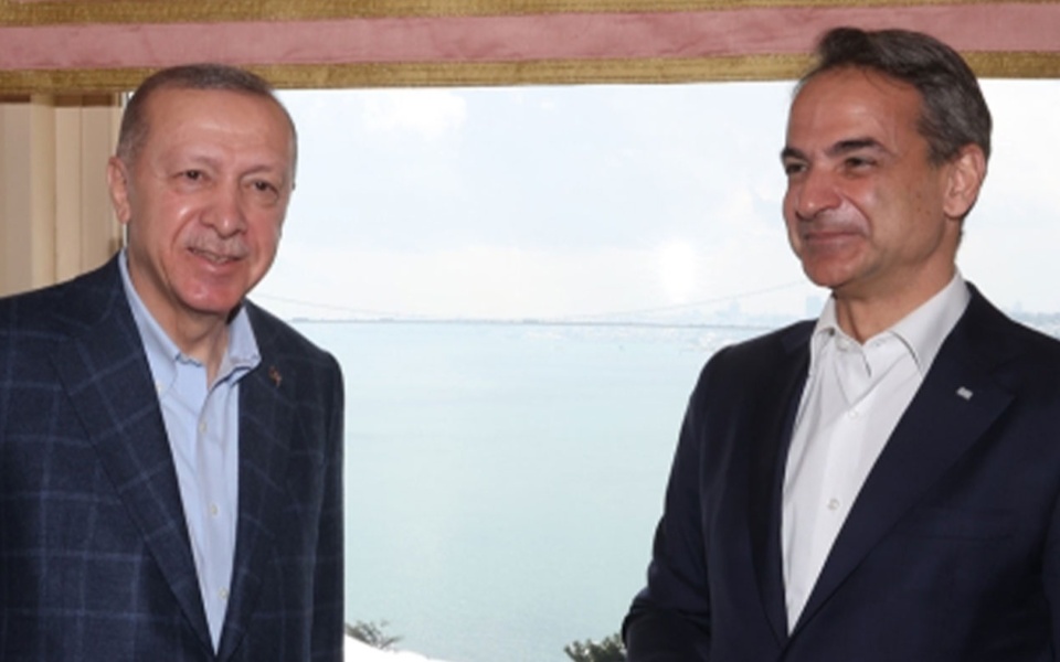 Ο Τούρκος πρόεδρος Ερντογάν στέλνει ευχές στον Έλληνα πρωθυπουργό Μητσοτάκη για την 25η Μαρτίου>