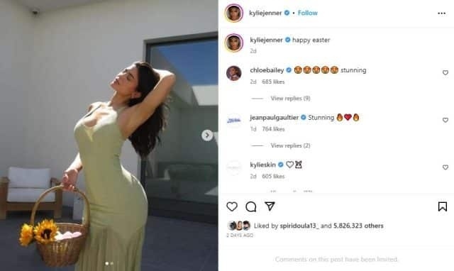 Η Kylie Jenner αντιμετωπίζει αντιδράσεις για το πασχαλινό ντύσιμο