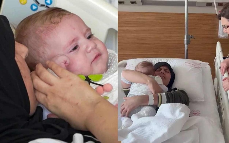 Μητέρα επανενώνεται με το θαυματουργό μωρό της δύο μήνες μετά τον τουρκικό σεισμό>