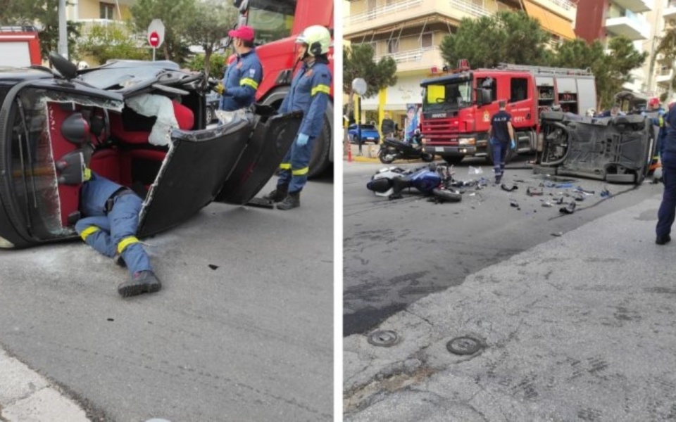Μοτοσικλετιστής σκοτώθηκε σε σύγκρουση με Smart Car στον Άλιμο>