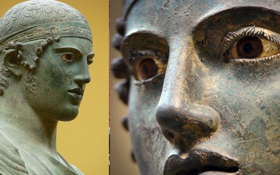 Σαγηνευτικά μάτια του Hneochos: Αρχαία ελληνική τέχνη και μαεστρία>