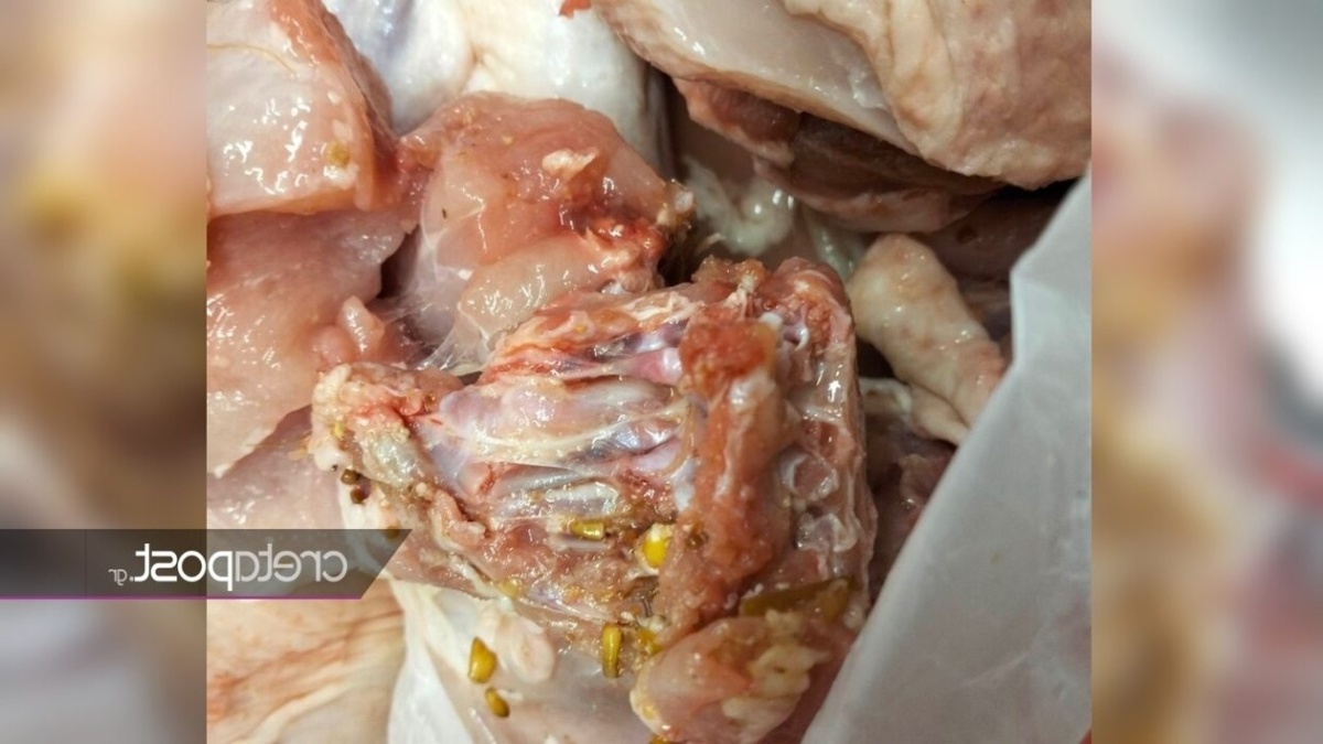 Σοκαριστικό περιστατικό προκαλεί προβληματισμό για το Vegan: Γυναίκα πούλησε κοτόπουλο γεμάτο σκουλήκια στο Ηράκλειο της Κρήτης