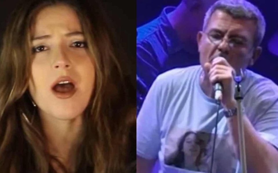 Πατέρας ερμηνεύει το τραγούδι της χαμένης κόρης του στη συναυλία για την τραγωδία των Τεμπών>