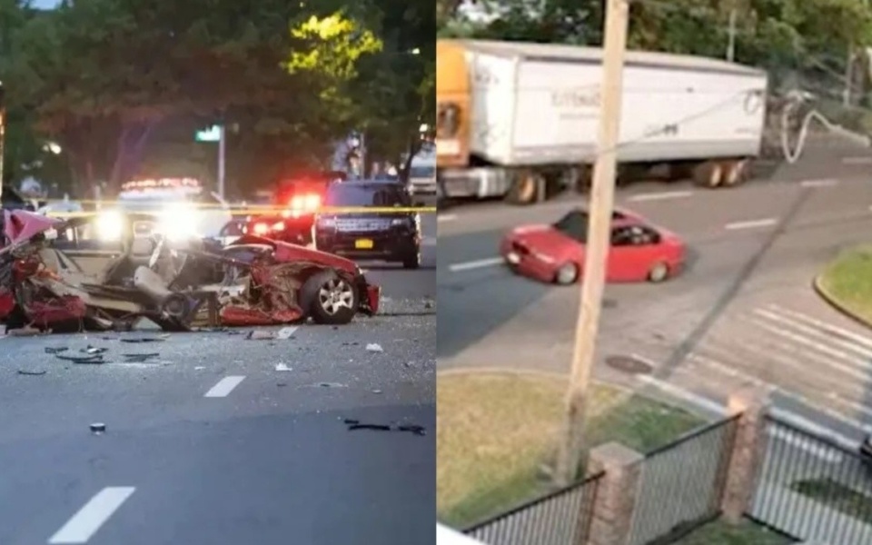 Τραγικό τροχαίο ατύχημα: 14-Year-Old Passenger Dead as Luxury Car Crumbles | Νέα Υόρκη>