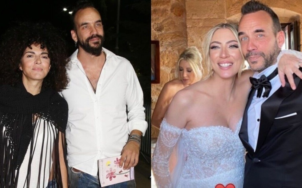 Αντίθετα μονοπάτια: Ο Πάνος Μουζουράκης παντρεύεται ενώ η Μαρία Σολωμού αγκαλιάζει τη Θεσσαλονίκη με φίλους>