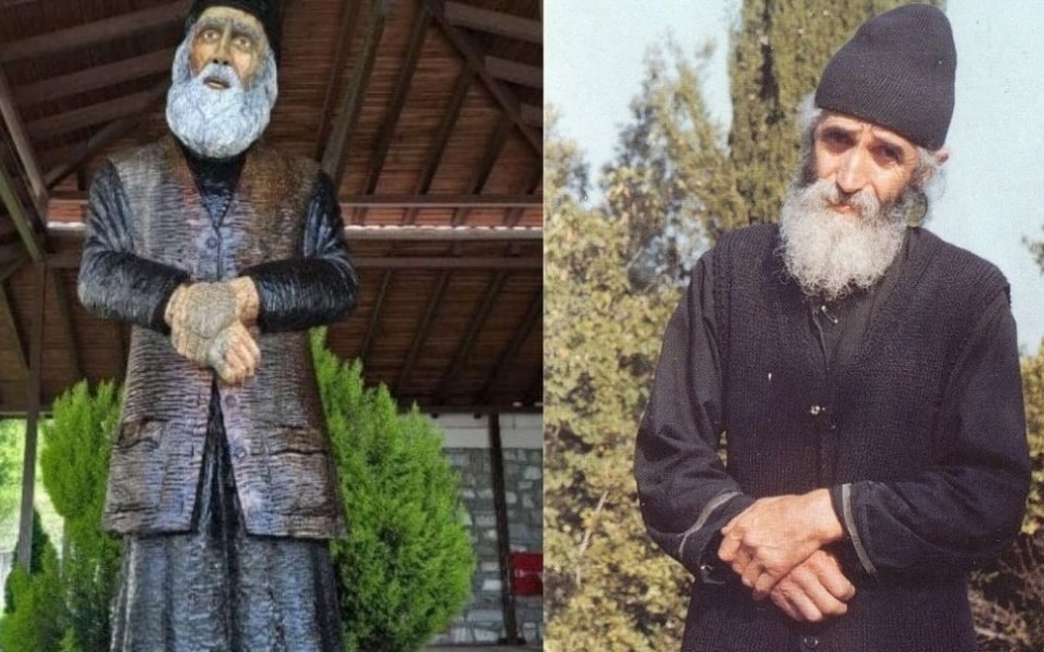 Εντυπωσιακό ξυλόγλυπτο του Αγίου Παϊσίου από μαθητές της Καλαμπάκας>