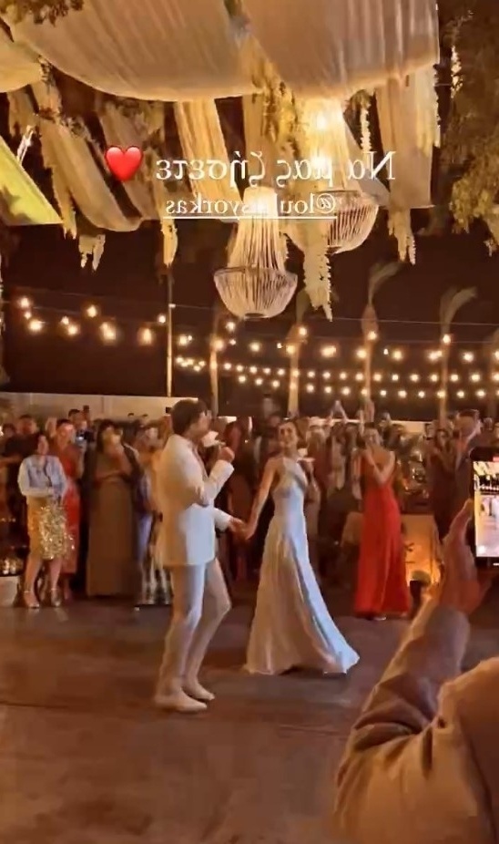 Επική είσοδος: Το γαμήλιο πάρτι του Λουκά Γκιόρκα & της Βασιλικής Σαλαμπάση