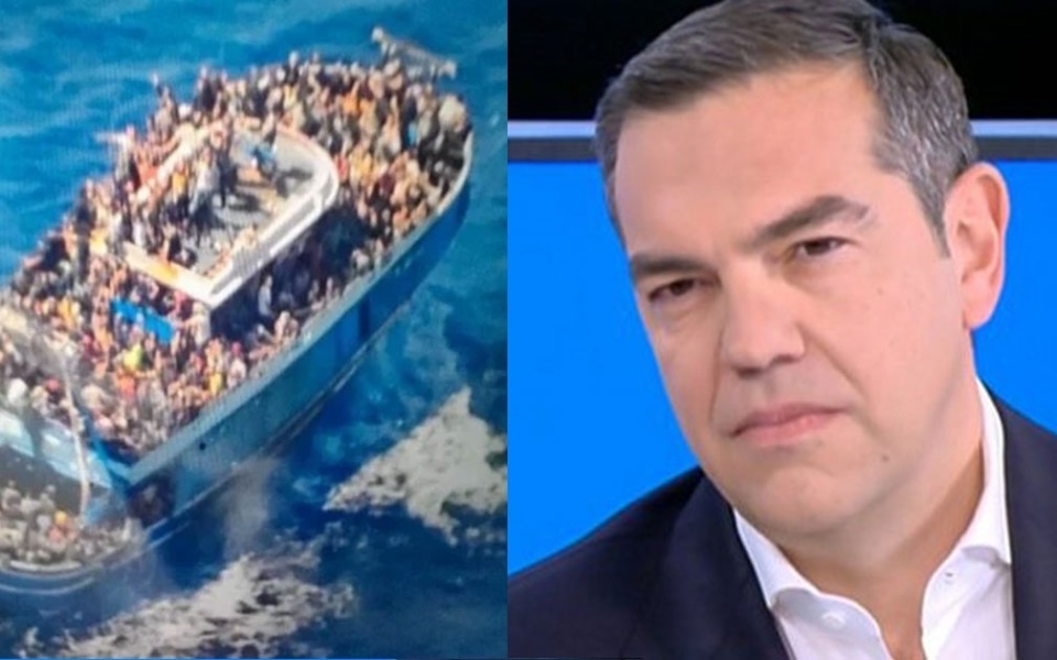 Ο Αλέξης Τσίπρας συζητά την τραγωδία του ναυαγίου και τη μεταναστευτική πολιτική>