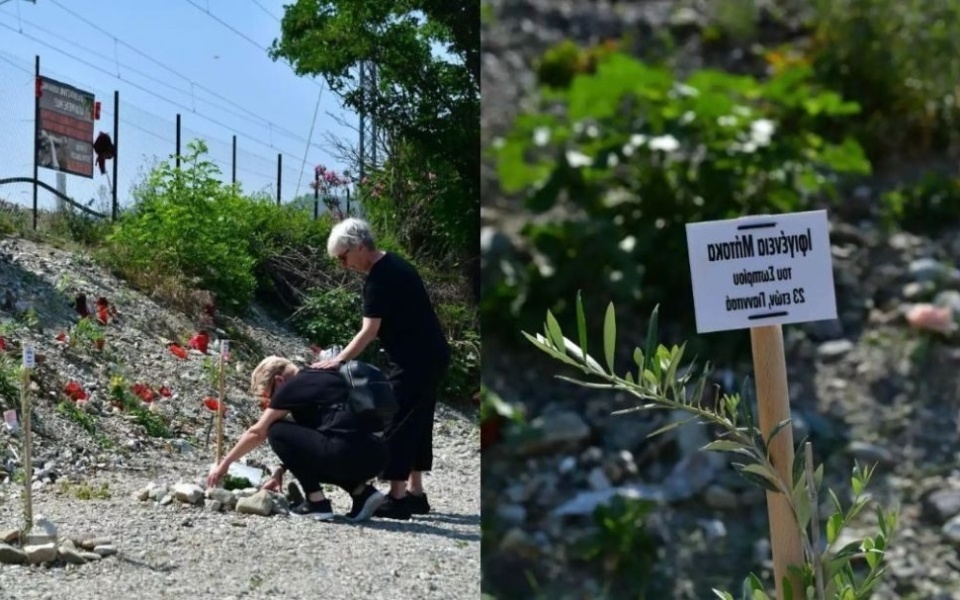 Συγκινητικό αφιέρωμα: Δέντρα φυτεύτηκαν στον τόπο της τραγωδίας στα Τέμπη, τιμώντας τα θύματα>