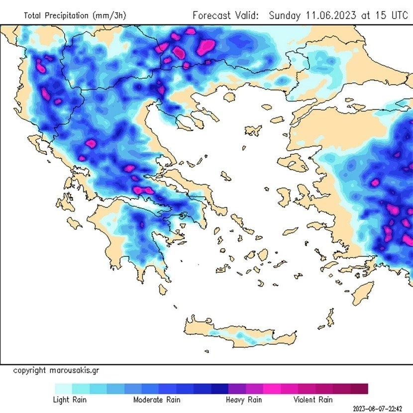 Συναγερμός για τον καιρό το Σαββατοκύριακο: Αναμένονται ισχυρές καταιγίδες και χαλάζι – Προετοιμαστείτε για αστάθεια και καταιγίδες