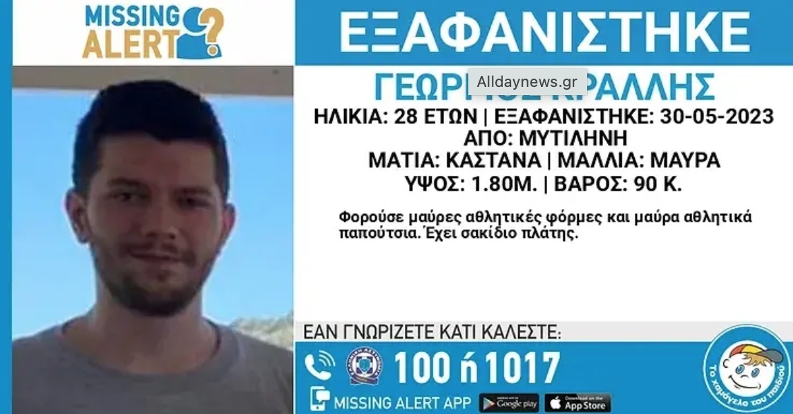 Τραγική έκβαση: Ο 28χρονος Γιώργος βρέθηκε νεκρός στη Μυτιλήνη | Έρευνα σε εξέλιξη