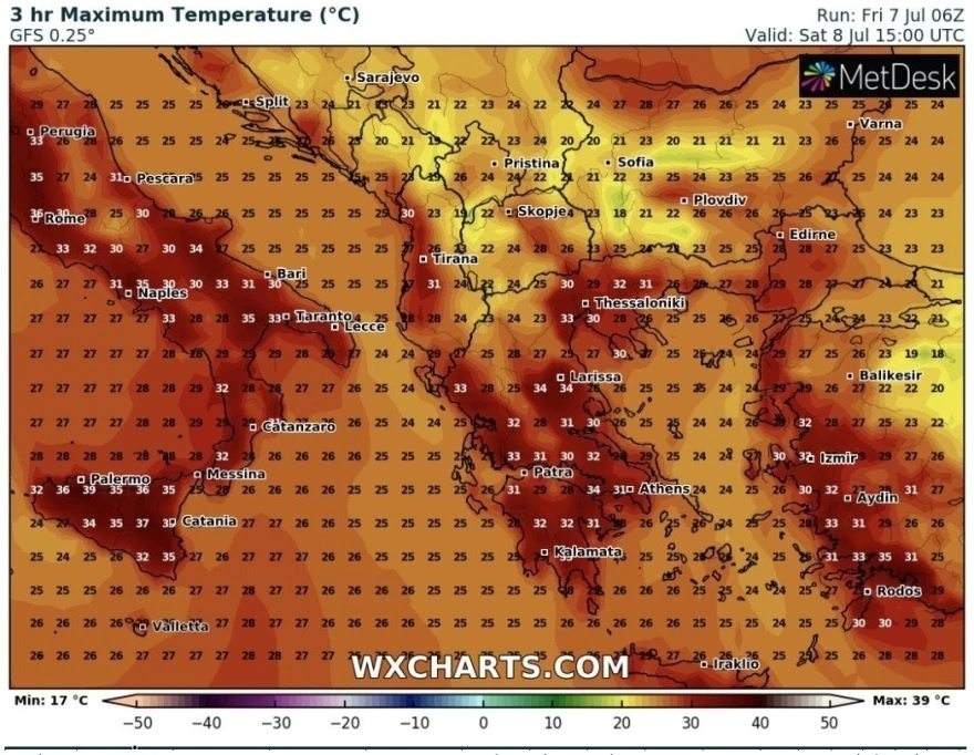 Επικείμενος καύσωνας: Ξεπερνώντας τους 40°C στην Ελλάδα | Expert Insights & Latest Updates