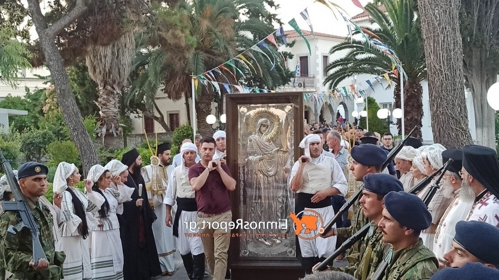 Ιερό προσκύνημα στη Λήμνο: Θαυματουργή εικόνα της Παναγίας Γερόντισσας