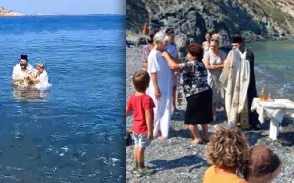 Το βάπτισμα του Γάλλου τουρίστα στην Τέλενδο: Ένα πνευματικό ταξίδι στα βαθιά γαλάζια νερά>